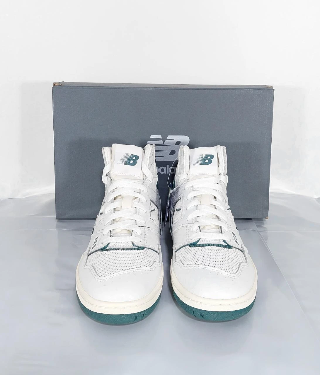 New Balance 650 high top sneakers - white / teal green 41.5EU – photo 2
